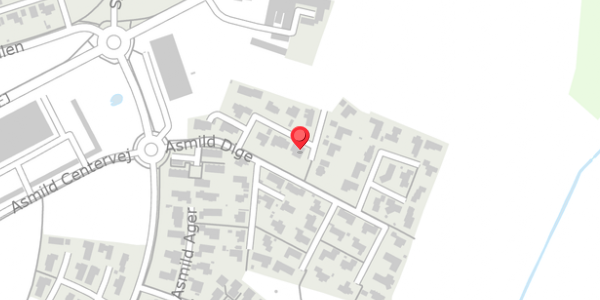 Trafikstøjkort på Asmild Dige 21, 8800 Viborg