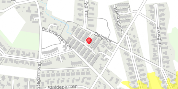 Trafikstøjkort på Dalglimt 1X, 7100 Vejle