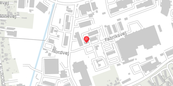 Trafikstøjkort på Fabriksvej 3, 4200 Slagelse