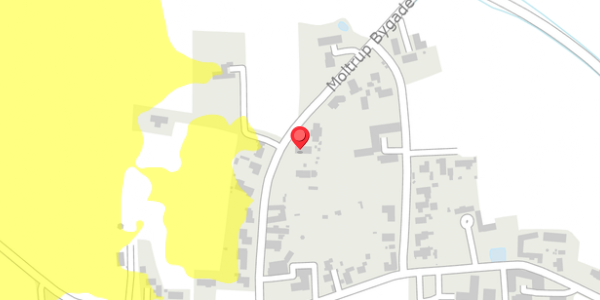 Trafikstøjkort på Moltrup Bygade 37, . , 6100 Haderslev