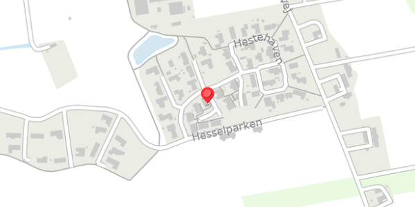 Trafikstøjkort på Hestehaven 2B, 8500 Grenaa