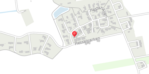 Trafikstøjkort på Hestehaven 6B, 8500 Grenaa