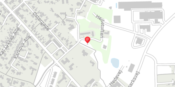Trafikstøjkort på Hedetoften 35, 6740 Bramming