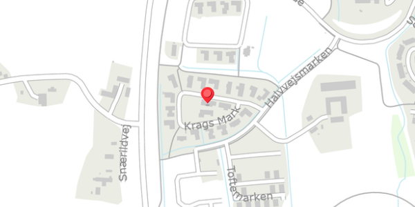 Trafikstøjkort på Krags Mark 3, 8300 Odder