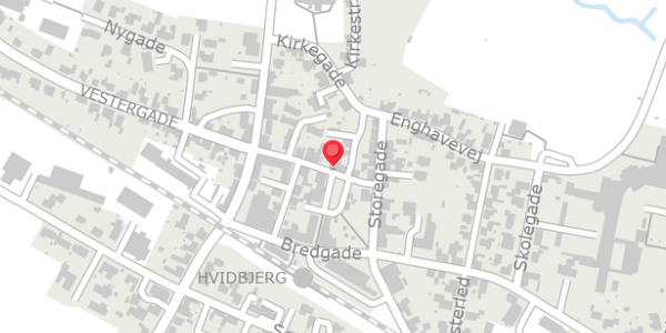 Trafikstøjkort på Frederiksgade 13, 7790 Thyholm