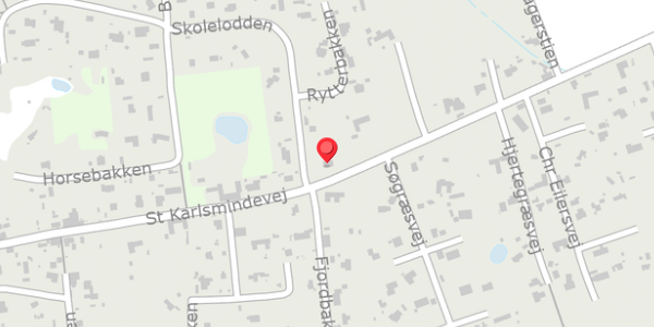 Trafikstøjkort på Skolelodden 2, 3390 Hundested