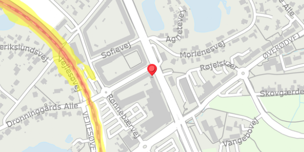 Trafikstøjkort på Kongevejen 325, . , 2840 Holte