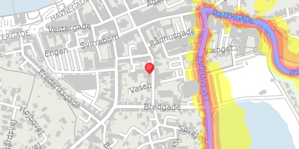 Trafikstøjkort på Vasen 14, . , 7620 Lemvig
