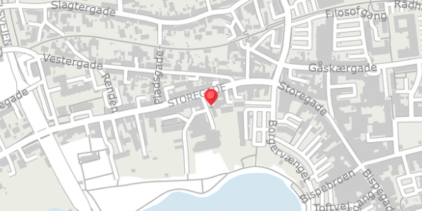 Trafikstøjkort på Storegade 51A, . , 6100 Haderslev