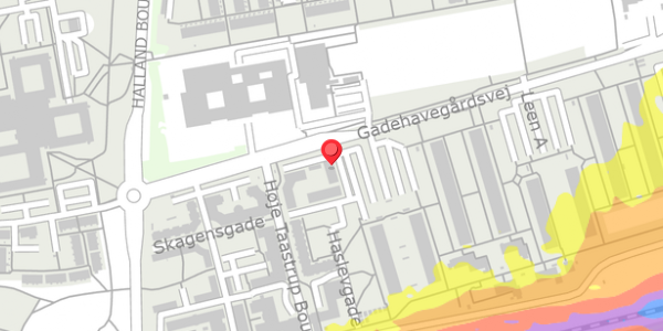 Trafikstøjkort på Haslevgade 2, . , 2630 Taastrup