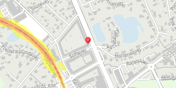 Trafikstøjkort på Kongevejen 331A, . , 2840 Holte
