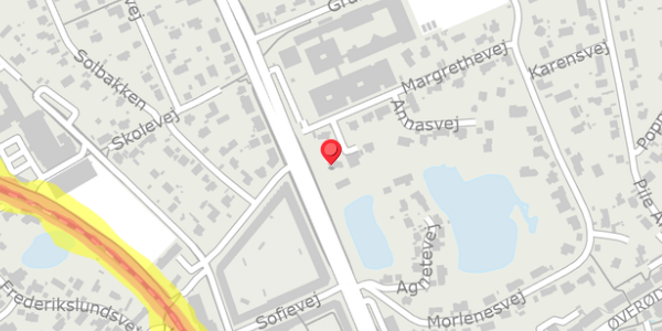 Trafikstøjkort på Kongevejen 356, 2840 Holte