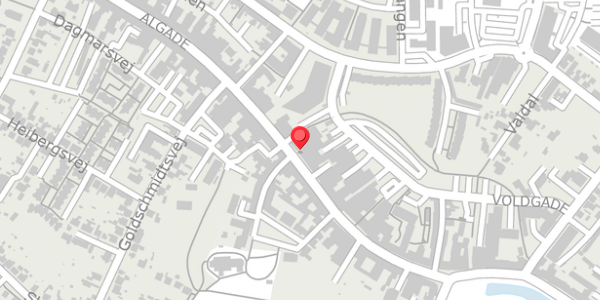 Trafikstøjkort på Algade 71A, 4760 Vordingborg