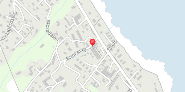 Trafikstøjkort på Brinkevej 1C, 3770 Allinge