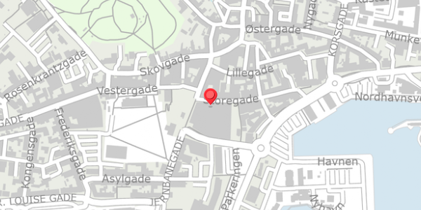 Trafikstøjkort på Storegade 4, 7700 Thisted