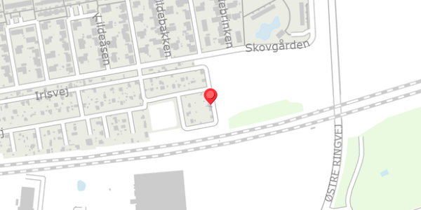 Trafikstøjkort på Hyacintvej 40, 4100 Ringsted