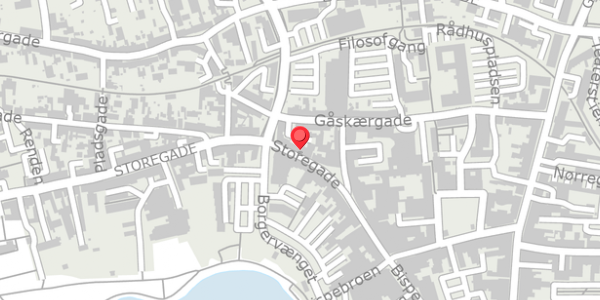 Trafikstøjkort på Storegade 26, 6100 Haderslev