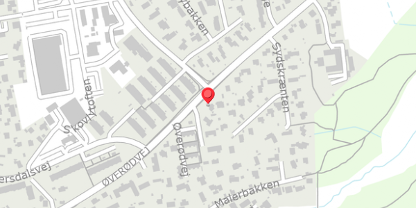 Trafikstøjkort på Trendetoften 1, 2840 Holte
