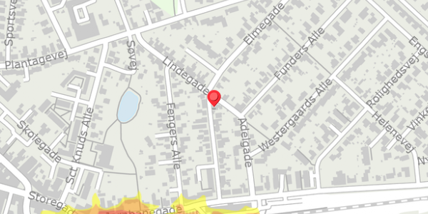 Trafikstøjkort på Elmegade 26, . , 6740 Bramming