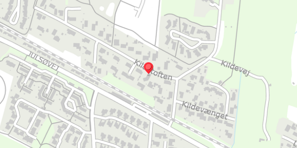 Trafikstøjkort på Kildetoften 5A, 8600 Silkeborg