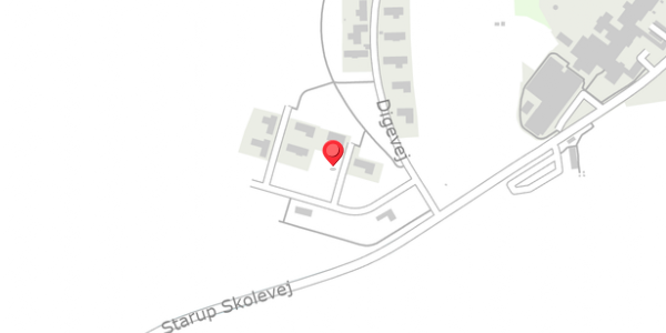 Trafikstøjkort på Digevej 63, 6100 Haderslev
