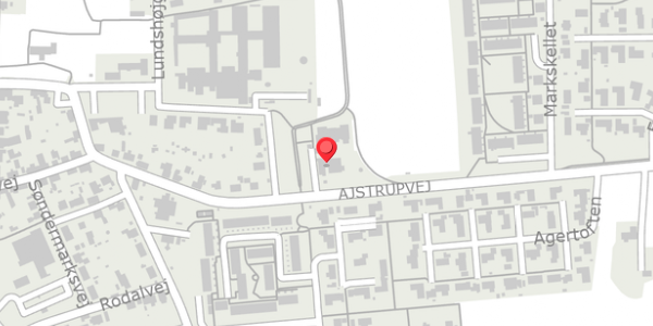 Trafikstøjkort på Ajstrupvej 47, . , 8340 Malling
