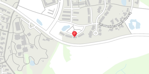 Trafikstøjkort på Ravnsbjerggårdsvej 122, 3480 Fredensborg