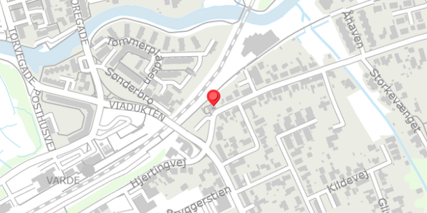 Trafikstøjkort på Gellerupvej 5A, 6800 Varde