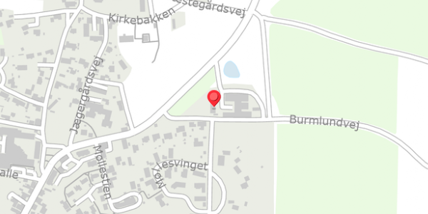 Trafikstøjkort på Burmlundvej 2, . , 8680 Ry