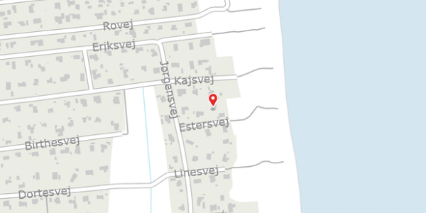 Trafikstøjkort på Estersvej 2, 9300 Sæby