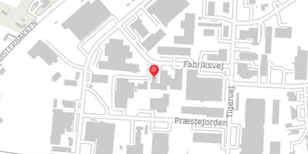 Trafikstøjkort på Fabriksvej 6, 7700 Thisted