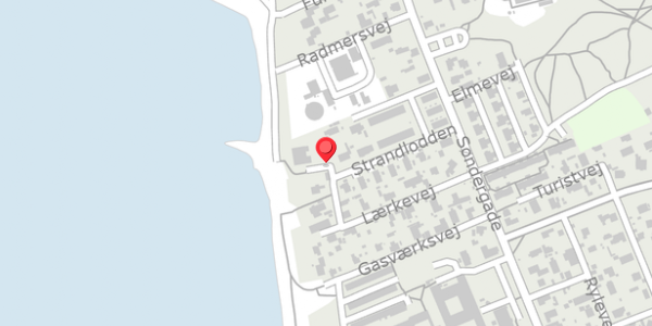 Trafikstøjkort på Strandlodden 12B, . , 3390 Hundested