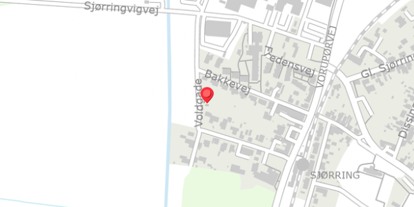 Trafikstøjkort på Voldgade 16C, 7700 Thisted