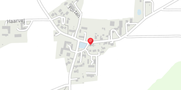 Trafikstøjkort på Haarvadbro 4, . , 8382 Hinnerup
