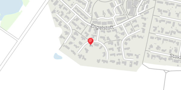 Trafikstøjkort på Engelstoft 64, 8520 Lystrup