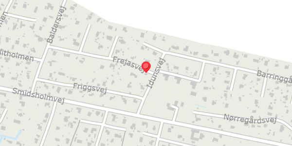 Trafikstøjkort på Frejasvej 16, . , 4560 Vig