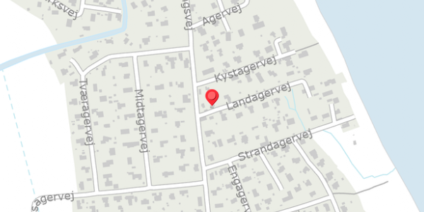 Trafikstøjkort på Landagervej 3, 8300 Odder
