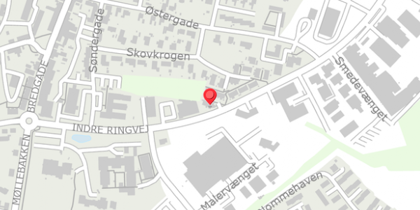 Trafikstøjkort på Indre Ringvej 13A, 5560 Aarup