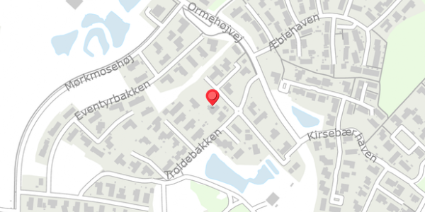 Trafikstøjkort på Troldebakken 18, . , 5560 Aarup