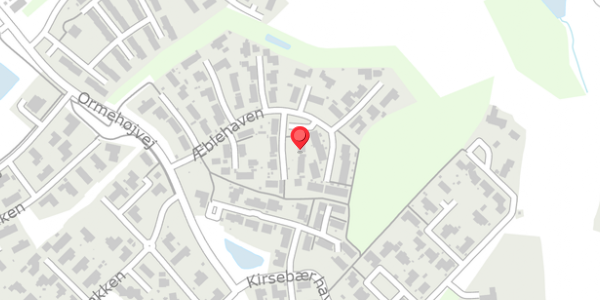 Trafikstøjkort på Æblehaven 28D, 5560 Aarup
