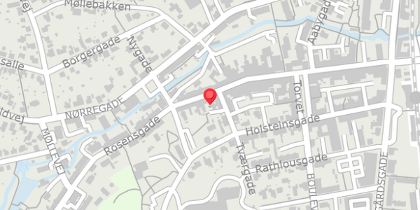 Trafikstøjkort på Rosensgade 47, 8300 Odder