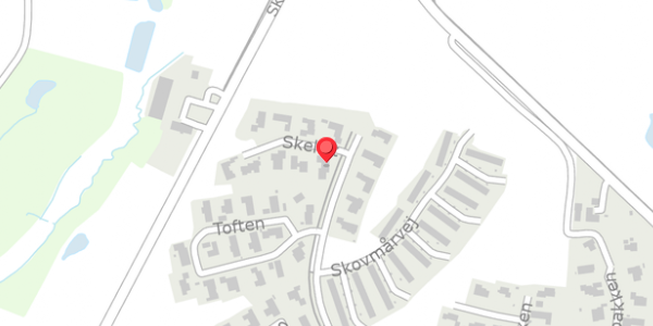 Trafikstøjkort på Skellet 1, . , 8382 Hinnerup