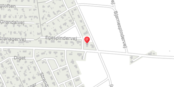 Trafikstøjkort på Egespindervej 2, 4200 Slagelse