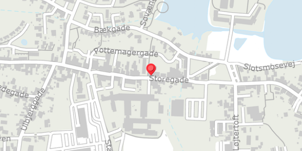 Trafikstøjkort på Storegade 29, . , 6430 Nordborg