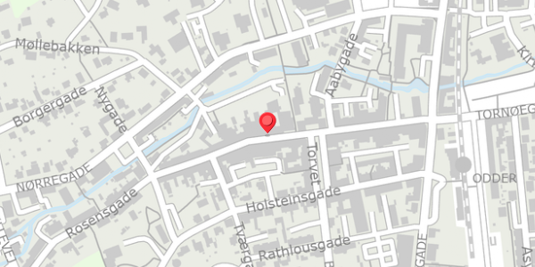 Trafikstøjkort på Rosensgade 26, 8300 Odder