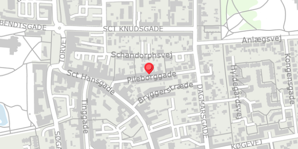 Trafikstøjkort på Pileborggade 13, 4100 Ringsted