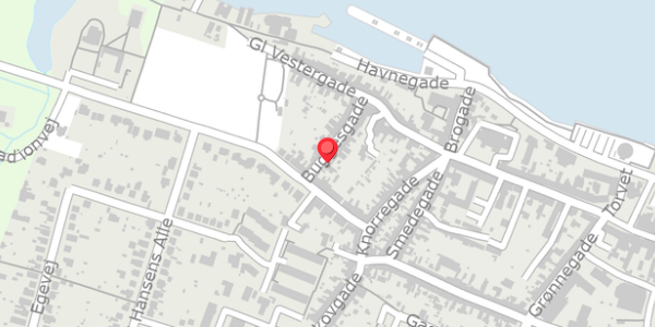 Trafikstøjkort på Buggesgade 17, 5500 Middelfart