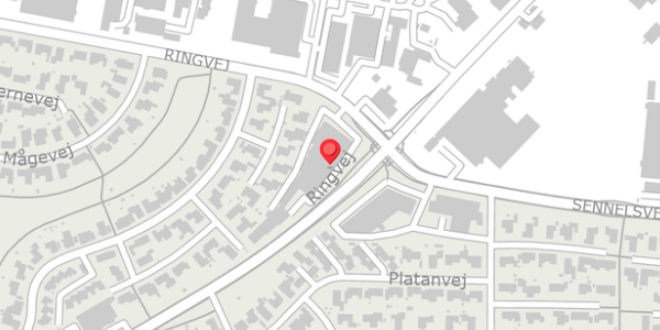 Trafikstøjkort på Ringvej 1D, 7700 Thisted