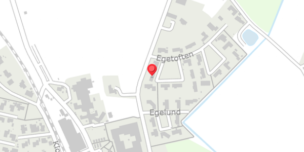 Trafikstøjkort på Egetoften 4, 7500 Holstebro