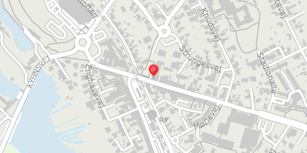 Trafikstøjkort på Bytorvet 22, 8680 Ry